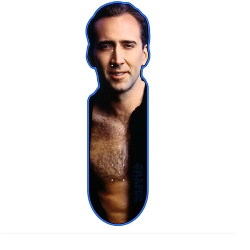 Nicolas Cage Skateboard Deck